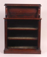 Lot 899 - A George IV rosewood freestanding open...