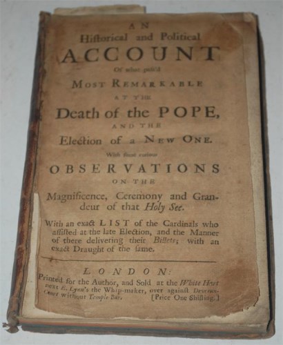 Lot 305 - An Historical and Political Account of what...