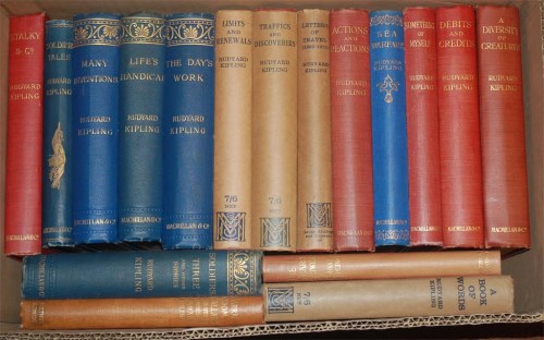 Lot 326 - BOX, KIPLING Rudyard, Collection of 1st UK...
