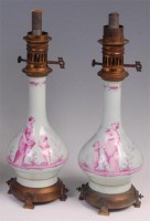 Lot 431 - A pair of early 20th century French porcelain...