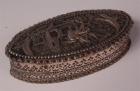 Lot 473 - A late Victorian silver and embossed trinket...