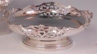 Lot 485 - A Mappin & Webb silver footed bowl, having...