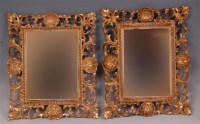 Lot 628 - A pair of Rococo Revival giltwood and gesso...