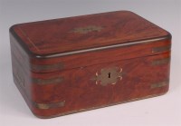 Lot 647 - An early Victorian mahogany and brass bound...