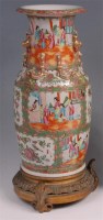 Lot 686 - A 19th century Chinese Canton stoneware vase,...