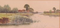 Lot 742 - Frederick Gordon Fraser - A Norfolk Broad,...