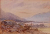 Lot 764 - Grace H Hastie (1855-1930) - Derwent water,...