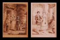 Lot 770 - John Romney (1785-1863) - Courtship scene...