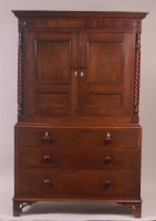 Lot 841 - An early 19th century North Country oak...