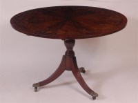 Lot 864 - A circa 1900 figured walnut and marquetry...