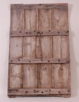 Lot 880 - A 19th century Continental weathered oak...