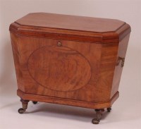 Lot 895 - A George IV mahogany cellerette, of...