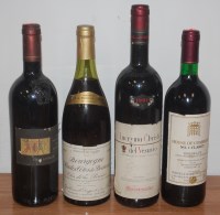 Lot 16 - Miscellaneous red wine, to include; Bourgone...
