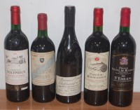 Lot 18 - Miscellaneous red wine, to include; Chateau...