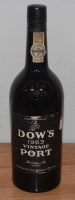 Lot 132 - Dow's Vintage Port, 1963, one bottle