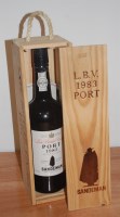 Lot 139 - Sandeman Late Bottled Vintage Port, 1983, six...