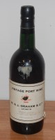 Lot 148 - W & J Graham & Co Vintage Port, 1966, one bottle