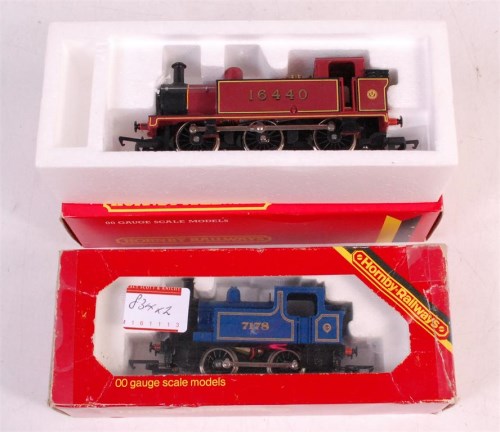 Lot 834 - Hornby R052 LMS red Jinty tank engine, with...