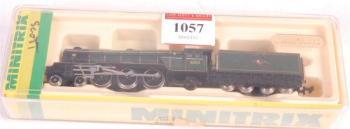 Lot 1057 - A Minitrix N gauge 12949 BR green class A3...