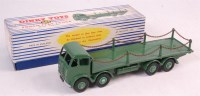 Lot 1982 - Dinky 905, Foden flat truck with chains, green...