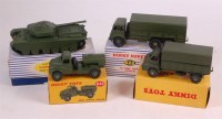 Lot 1995 - Dinky Toys military group to include 651...