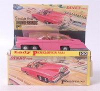Lot 2022 - Dinky Toys, 100, Lady Penelopes FAB1,...