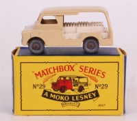 Lot 2301 - Matchbox 1-75 series No.29, Milk Van, light...