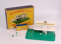 Lot 2305 - Matchbox, MG-1 service station, BP logo and...