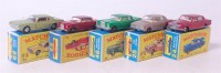 Lot 2326 - Matchbox, 1-75 series saloon group, all in...