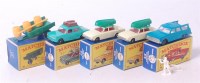 Lot 2334 - Matchbox 1-75 series Type D box group to...