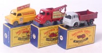 Lot 2338 - Matchbox 1-75 series type C box group, all...