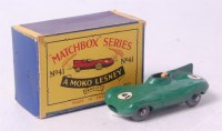 Lot 2342 - Matchbox 1-75 series No.41 Jaguar D-type...