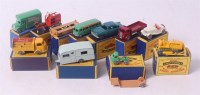Lot 2343 - 11 assorted Matchbox 1-75 series play worn...