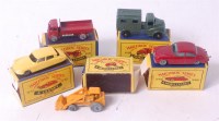 Lot 2350 - 5 play worn Matchbox 1-75 series boxed...