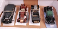 Lot 2515 - 4 Franklin Mint 1/24 scale diecasts, all with...