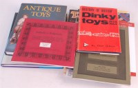 Lot 2533 - 13 mixed toy related hardback books and old...