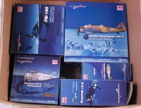 Lot 2554 - 8 Hobbymaster 1/48 and 1/72 scale diecast...