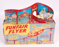Lot 3103 - A Made in England tinplate funfair flyer...