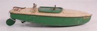 Lot 3108 - Hornby, speedboat No.1 Hawk, motor and brake...