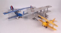 Lot 3113 - Meccano constructor aircraft, 3 built and...