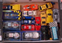 Lot 3132 - 20 assorted Scalextric and other racing slot...