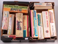 Lot 3137 - 11 assorted plastic and tinplate locomotives...