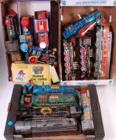 Lot 3139 - 14 assorted loose Japanese tinplate and...