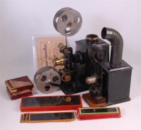 Lot 3153 - 2 early 20th century Bing slide projectors,...