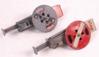 Lot 3154 - 2 1930s German tinplate Spinner toys, one...