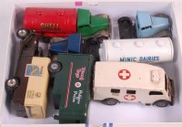 Lot 3166 - Tri-ang Minic group, commercials and emergency...