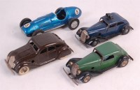 Lot 3167 - Tri-ang Minic and Scalex Saloon, racing and...