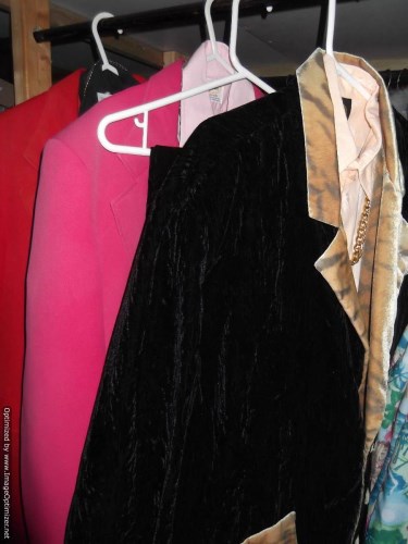 Lot 388 - 3 pimp suits/Saturday Night Fever suits, 1 red,...
