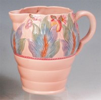 Lot 37 - A 1930s Clarice Cliff Newport pottery single...