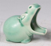 Lot 126 - A Clarice Cliff pale green glazed pottery...
